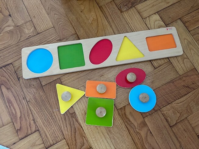Ahşap bul tak geometrik şekiller montessori oyuncak