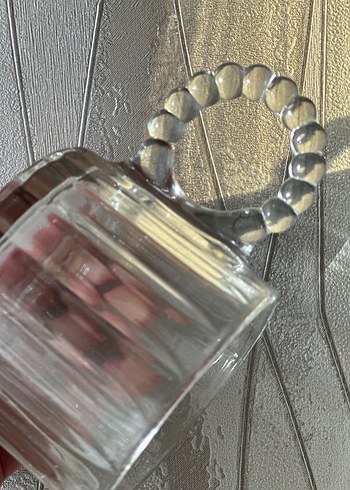 Şeffaf Kulplu Cam Kupa - Görsel 3