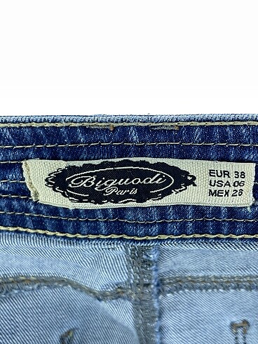 38 Beden mavi Renk Diğer Jean / Kot %70 İndirimli.