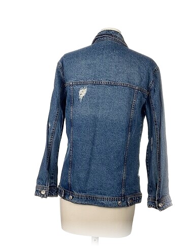 m Beden Stradivarius Kot Ceket %70 İndirimli.