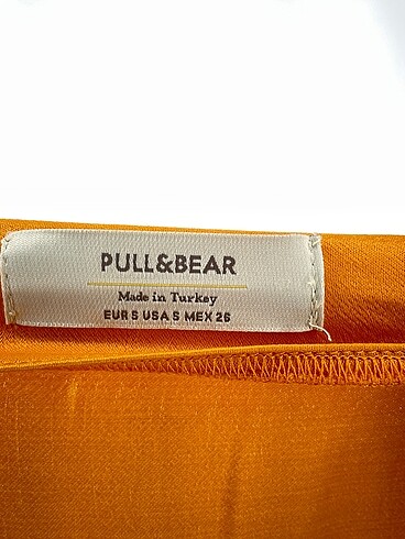 s Beden turuncu Renk Pull and Bear Uzun Etek %70 İndirimli.