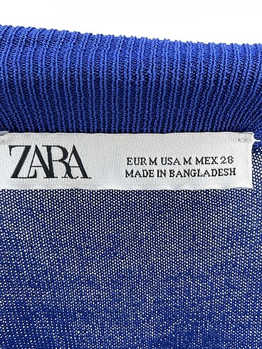 m Beden lacivert Renk Zara Bluz %70 İndirimli.
