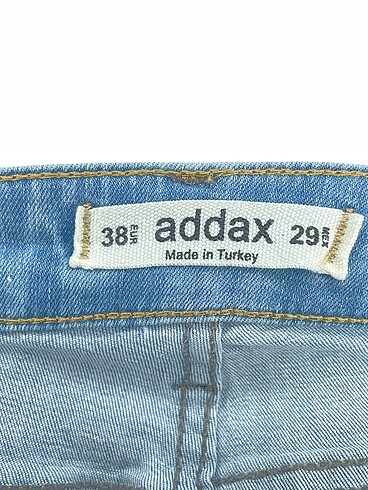 38 Beden mavi Renk Addax Jean / Kot %70 İndirimli.