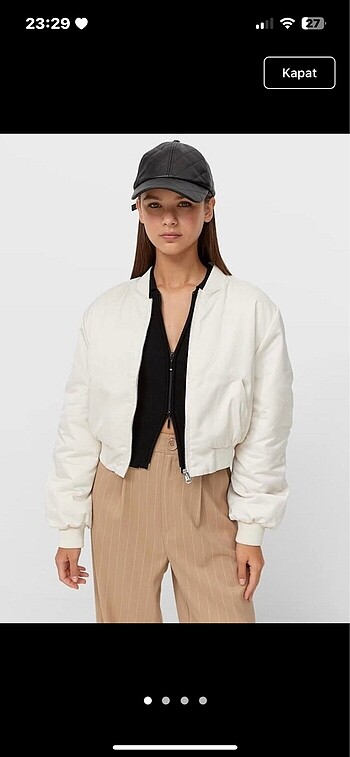 Stradivarius biker ceket