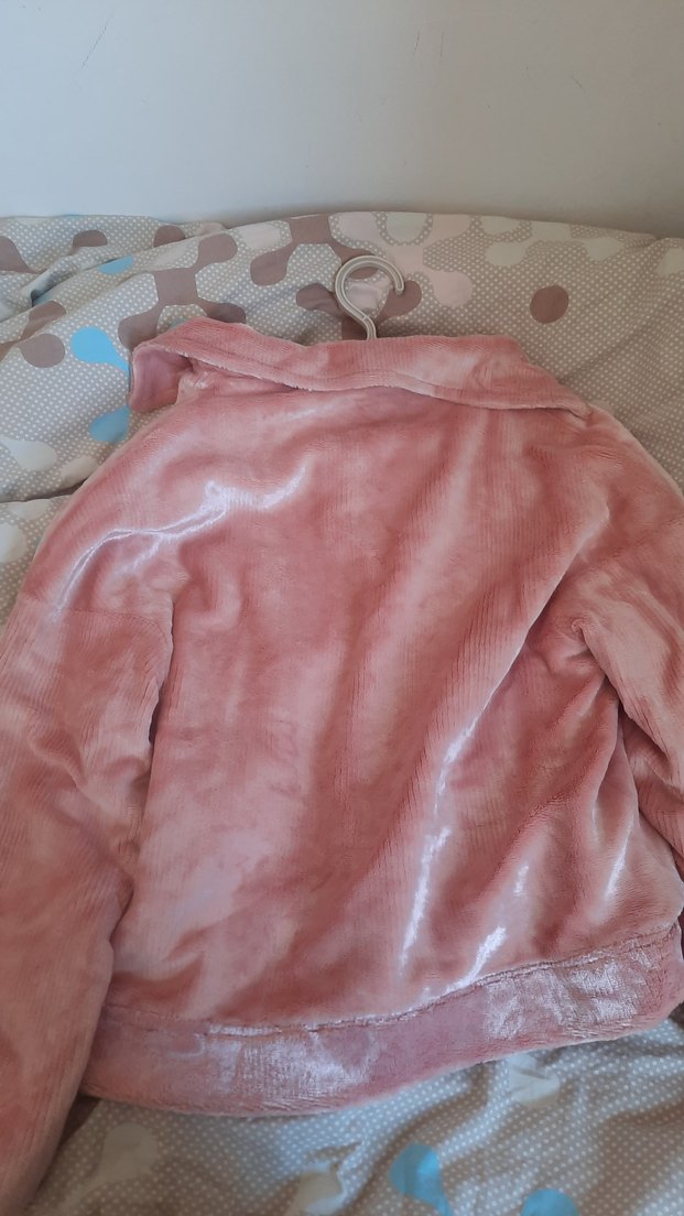 Düğmeli Pembe Kadın ceket - Görsel 2