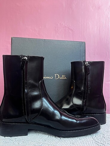 38 Beden siyah Renk Massimo dutti bot