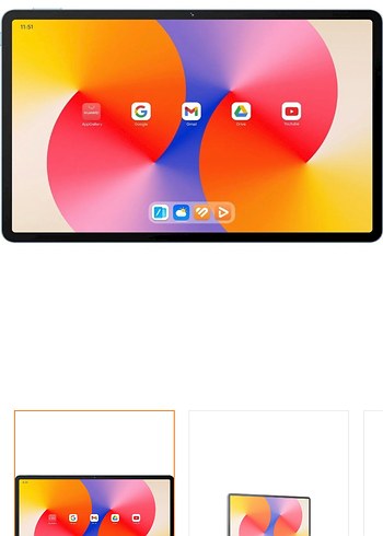 huawei tablet+kalem+kılıf - Görsel 3