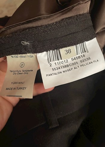 100% yün kumaş pantolon - Görsel 6