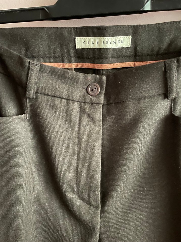 100% yün kumaş pantolon - Görsel 4