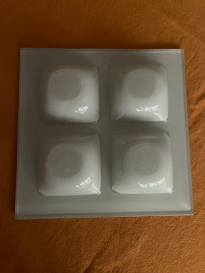 Dört Bölmeli Desenli meze/sunum Tabağı - Görsel 4