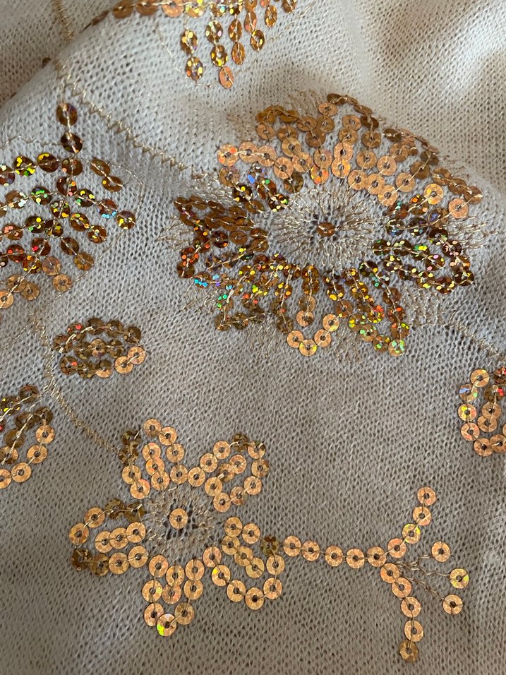 Kadın Bohem Tarzı hardal triko Şal - Görsel 5