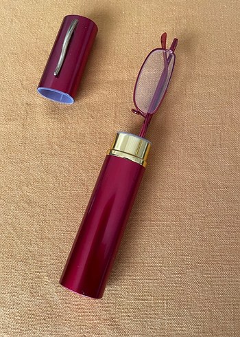 Kırmızı Unisex okuma gözlüğü - Görsel 2