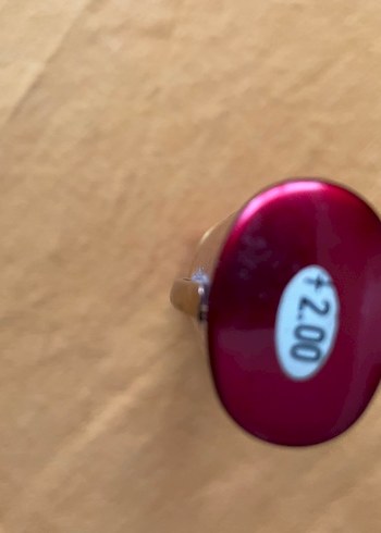 Kırmızı Unisex okuma gözlüğü - Görsel 4