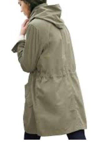 Banana Republic Haki yeşil Oversize uzun parka/kaban