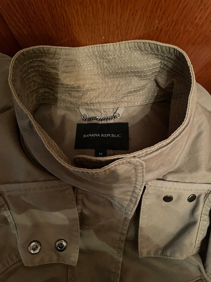 Haki yeşil Oversize uzun parka/kaban - Görsel 3