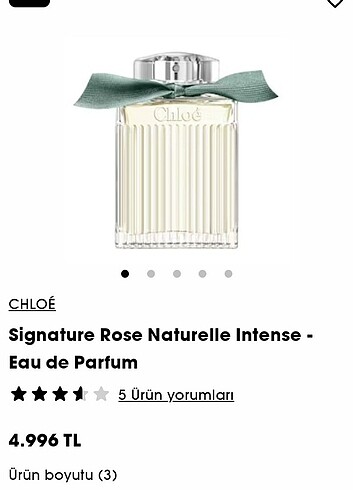 Chloé Chloe signature rose parfüm orjinal sephoradan alındı 