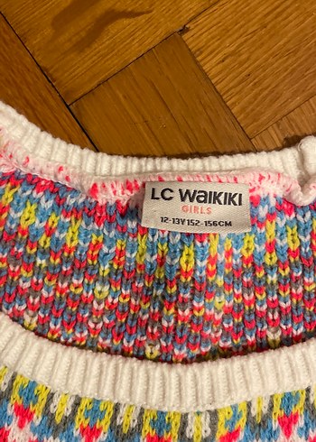 Kız çocuğu bej kazak - Görsel 2