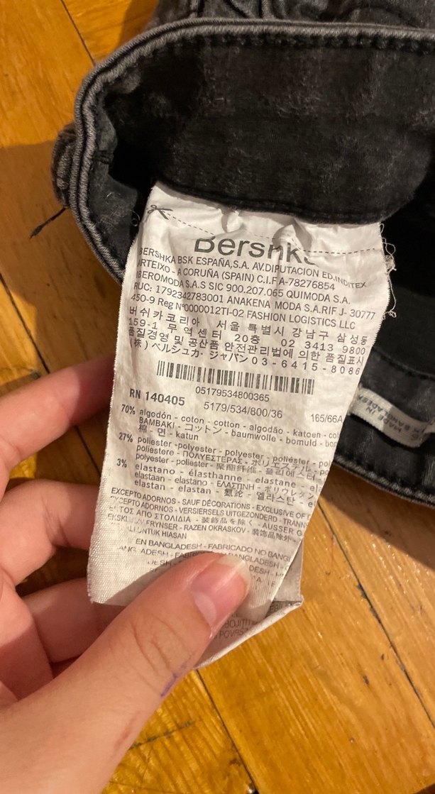 Gri Düğmeli Kadın Denim Pantolon - Görsel 4