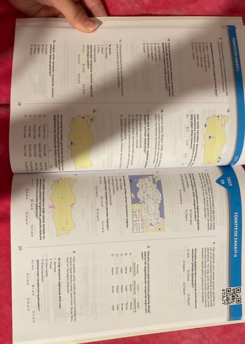 11. Sınıf Coğrafya Soru Bankası - Uğur Kurs - Görsel 3