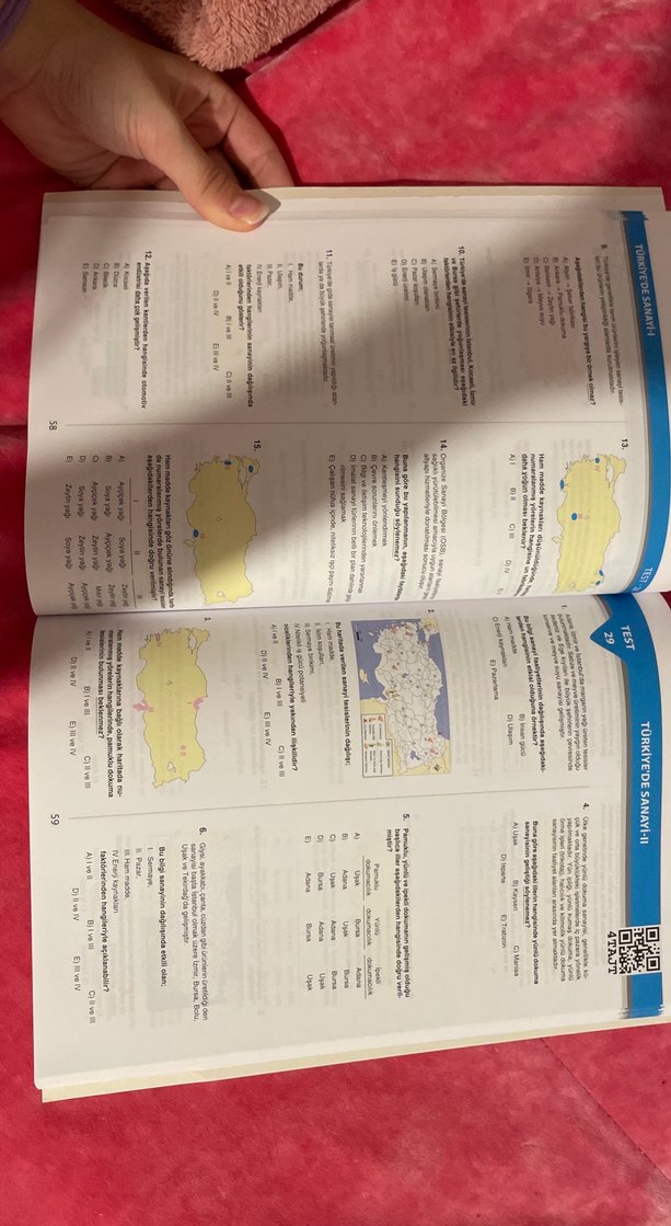 11. Sınıf Coğrafya Soru Bankası - Uğur Kurs - Görsel 3