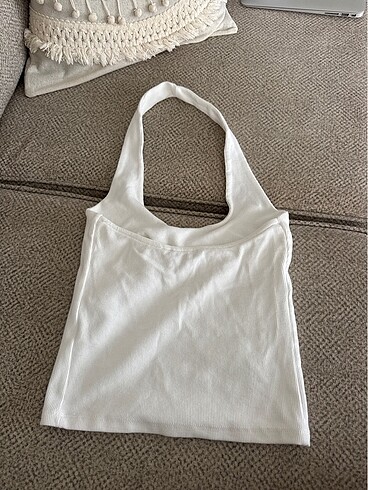 Boyundan askılı bluz - Görsel 2