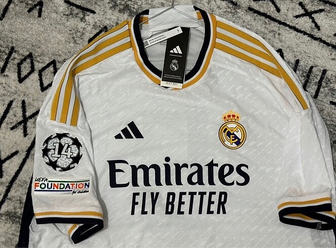 Bellingham UCL Patchli Real Madrid 23/24 İç Saha Forması