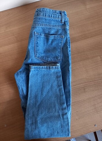 Diğer Mom Jean Kot Pantolon blue