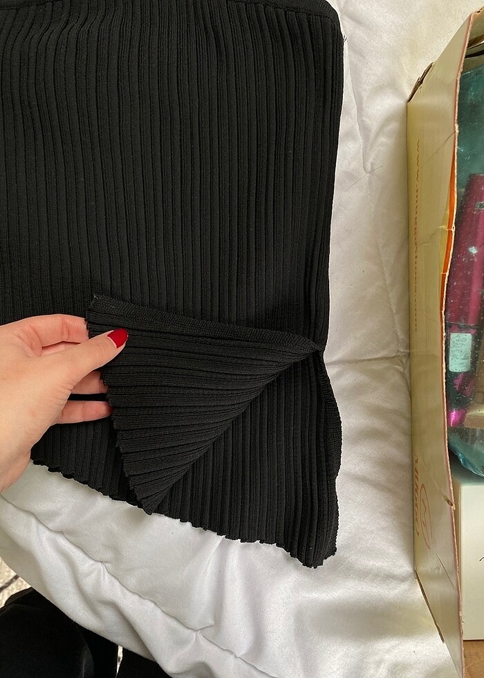 Straplez bluz - Görsel 2