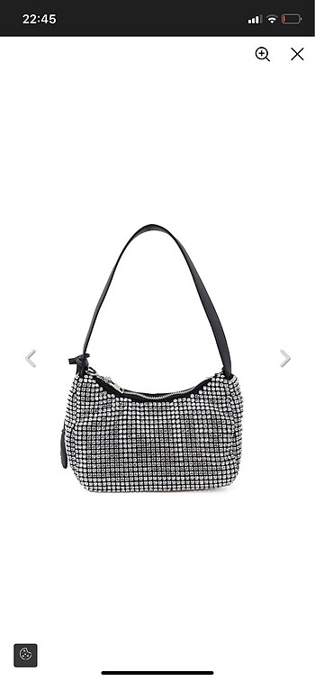 Siyah parlak çanta - Görsel 5