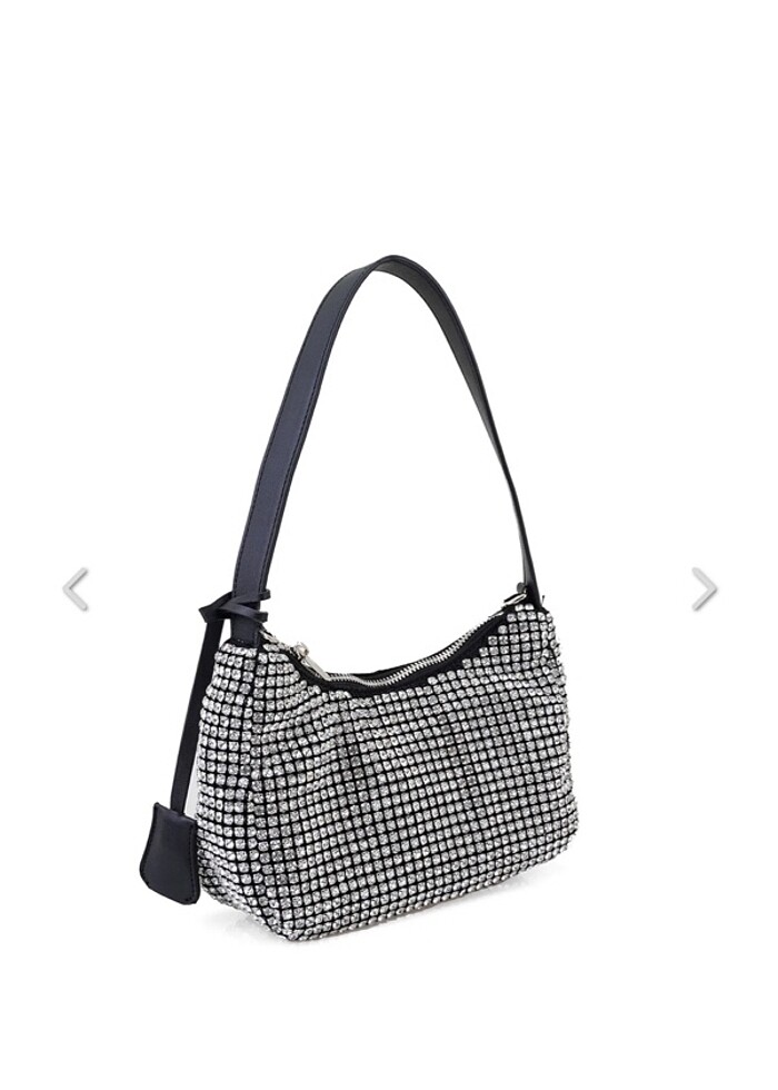 Siyah parlak çanta - Görsel 2