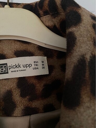 m Beden Leopar desenli ceket