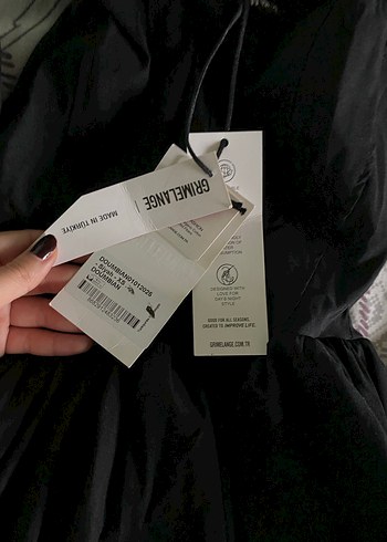 Siyah Straplez Kısa Elbise - Görsel 6