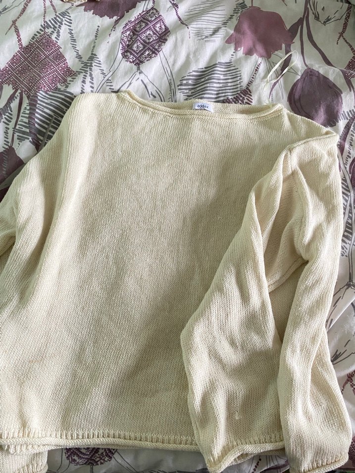 kayık yaka triko kazak - Görsel 5