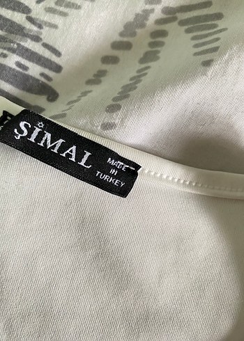 Kadın Beyaz Uzun Kollu Pamuklu Tişört - Görsel 2