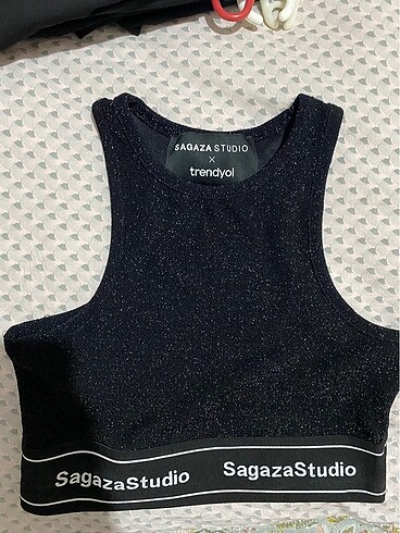 Sagaza Madrid SAGAZA SİMLİ CROP