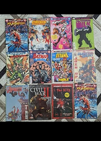 0 İngilizce Fasiküller Marvel-DC