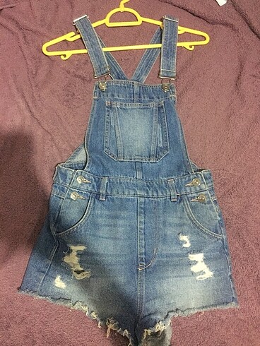 H&M şort salopet kot