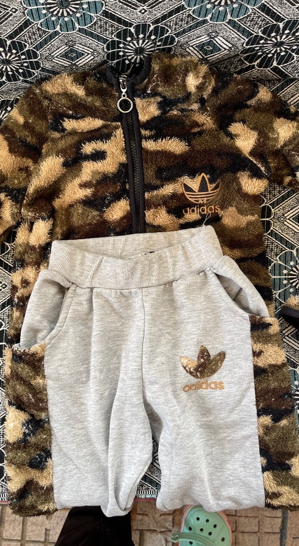 Kürk Detaylı Kamuflaj Erkek Çocuk Kapüşonlu Mont - Görsel 4