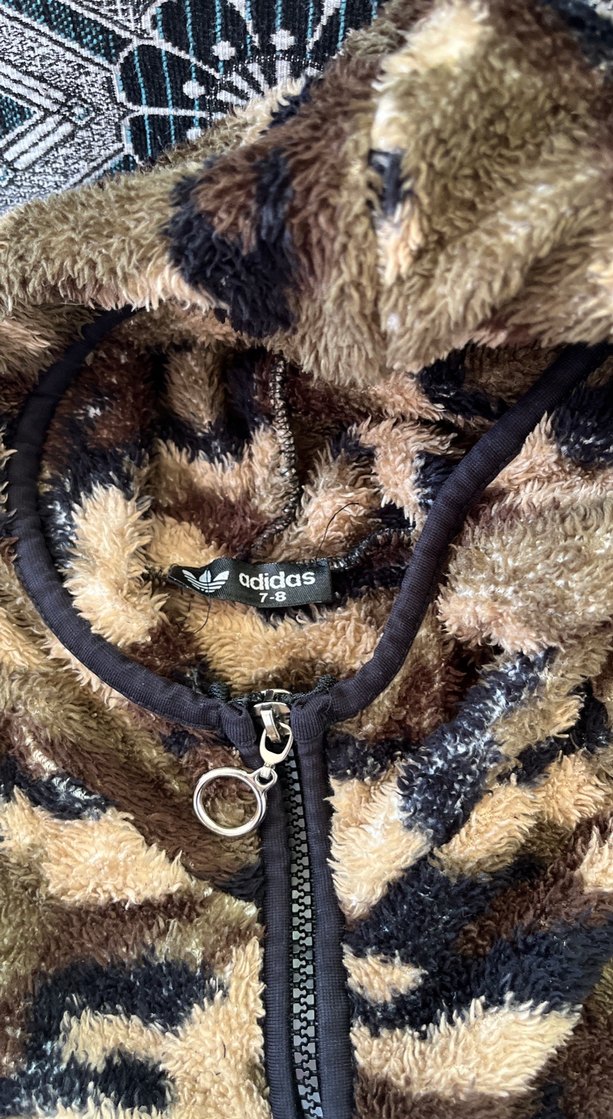 Kürk Detaylı Kamuflaj Erkek Çocuk Kapüşonlu Mont - Görsel 2