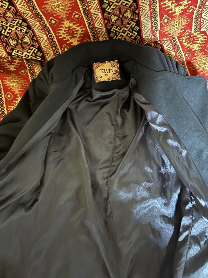 Siyah Düğmeli Kadın Blazer Ceket - Görsel 4