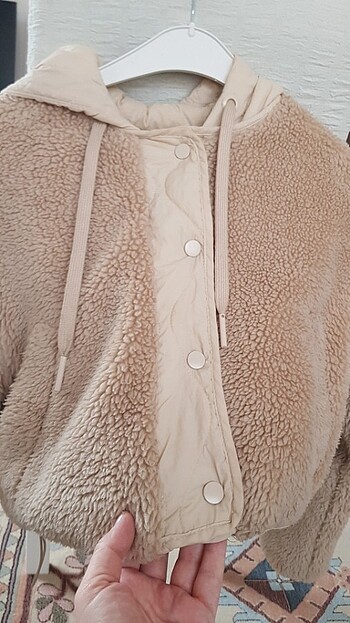 Pull and Bear Orjinal Peluş mont