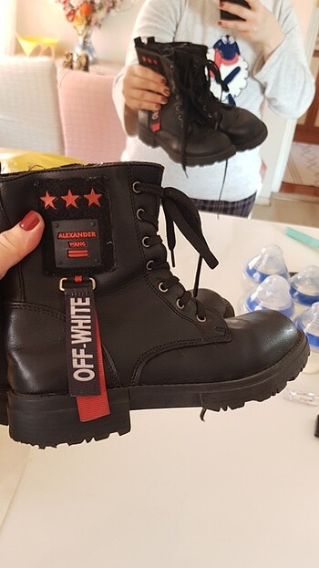 34 Beden siyah Renk Çocuk bot
