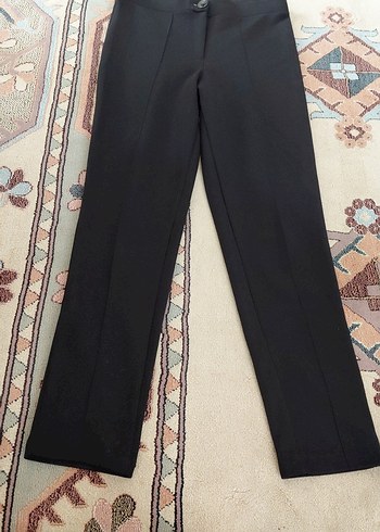Siyah Kadın Kumaş Pantolon
