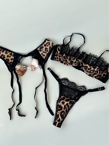 LEOPAR JARTİYER SET