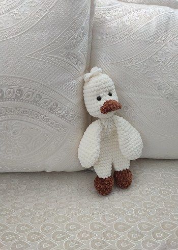 Beyaz Peluş Ördek Oyuncak