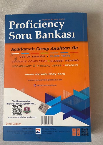 Beden Ekrem Uzbay Proficiency Soru Bankası