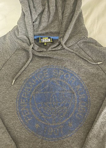 Fenerium Gri Kapüşonlu sweatshirt Fenerbahçe S beden