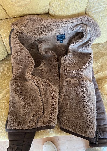 Kahverengi Süet Kürklü erkek Ceket - Görsel 4