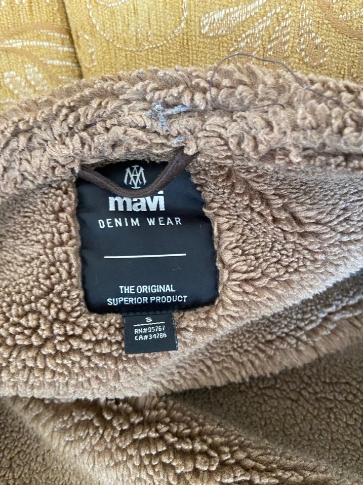 Kahverengi Süet Kürklü erkek Ceket - Görsel 3