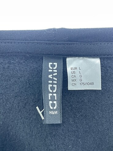 l Beden siyah Renk H&M Sweatshirt %70 İndirimli.